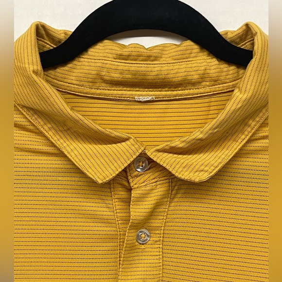 Mens Lululemon Evolution polo shirt size XL button up collar - Picture 2 of 9